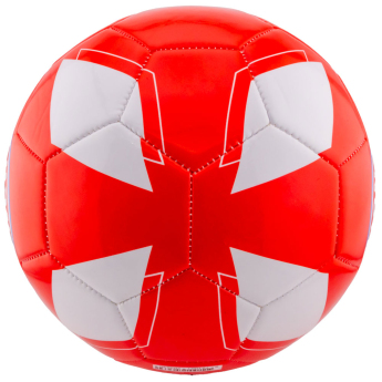 Bayern München nogometna lopta crest on a striking red and white - Size 5