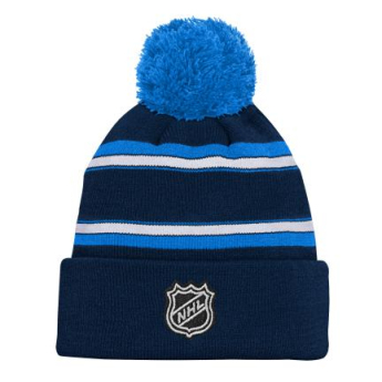 Winnipeg Jets dječja zimska kapa Wordmark Cuffed Pom
