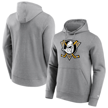 Anaheim Ducks muška majica s kapuljačom Primary Logo Graphic Hoodie grey