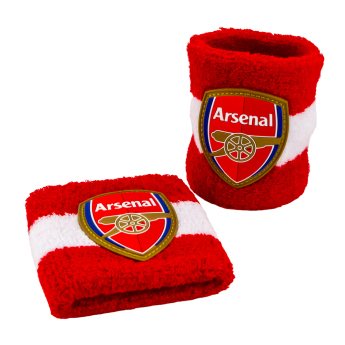 FC Arsenal znojnici 2 pack red with white Wristbands