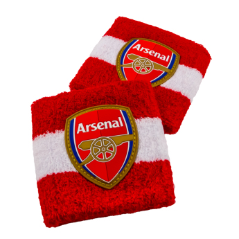 FC Arsenal znojnici 2 pack red with white Wristbands