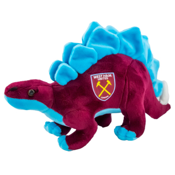 West Ham United plišani stegosaurus claret and blue
