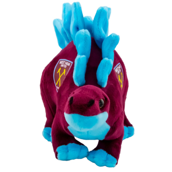West Ham United plišani stegosaurus claret and blue