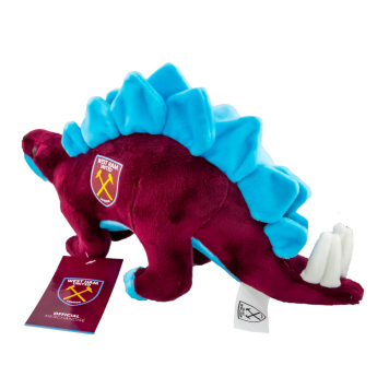 West Ham United plišani stegosaurus claret and blue