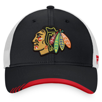 Chicago Blackhawks kapa za bejzbol NHL Authentic Pro Locker Room Structured Trucker Cap