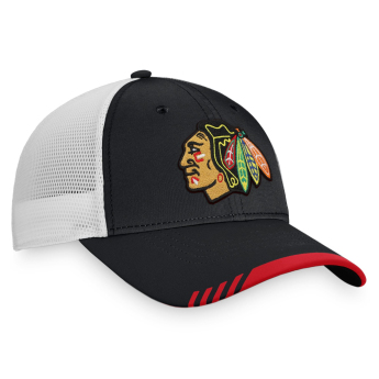 Chicago Blackhawks kapa za bejzbol NHL Authentic Pro Locker Room Structured Trucker Cap