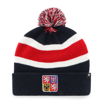 Hokejaške reprezentacije zimske kape Czech Republic Breakaway 47 Cuff Knit Navy