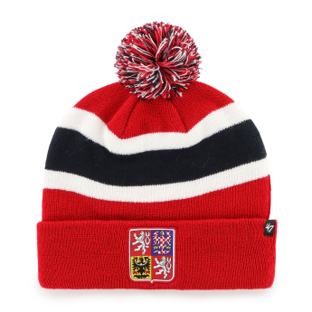 Hokejaške reprezentacije zimske kape Czech Republic Breakaway 47 Cuff Knit Red