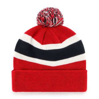 Hokejaške reprezentacije zimske kape Czech Republic Breakaway 47 Cuff Knit Red