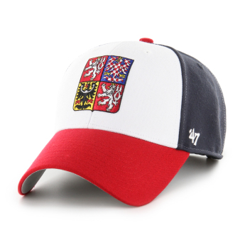 Hokejaške reprezentacije dječja baseball kapa sa šiltom Czech Republic Replica Basic CT 47 MVP white-navy