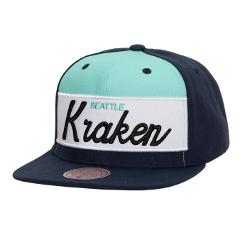 Seattle Kraken šilterica ravnog oboda Retro Sport Snapback Vintage