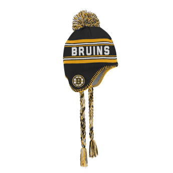 Boston Bruins dječja zimska kapa Jacquard tassel