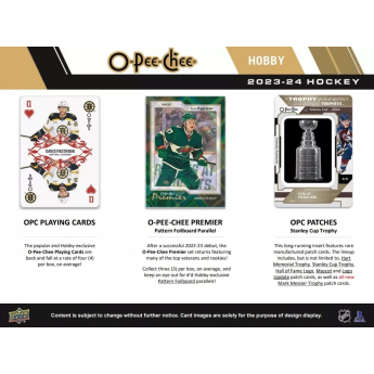 NHL boxovi NHL hokejske karte 2023-24 Upper Deck O-Pee-Chee Hobby Box