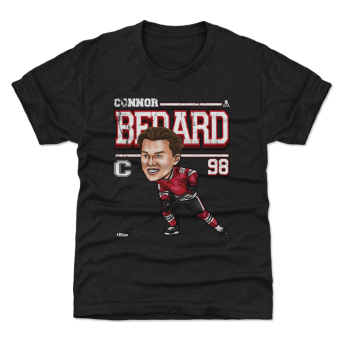 Chicago Blackhawks dječja majica Connor Bedard #98 Cartoon WHT 500 Level