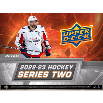 NHL boxovi NHL hokejske karte 2022-23 Upper Deck Series 2 Tin Box