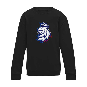 Hokejaške reprezentacije dječja majica Czech Republic Tricolour logo lion black