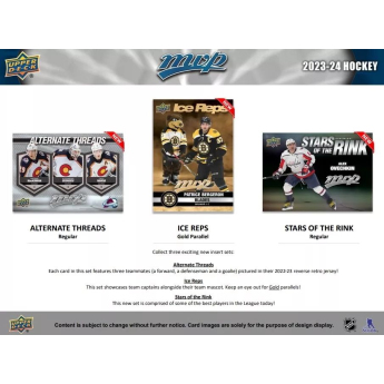 NHL boxovi NHL hokejske karte 2023-24 Upper Deck MVP Hockey Blaster Box