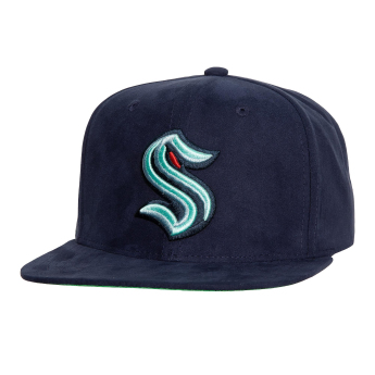 Seattle Kraken šilterica ravnog oboda Sweet Suede Snapback