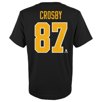 Pittsburgh Penguins dječja majica Sidney Crosby 87 Name & Number black