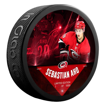 Carolina Hurricanes pak sebastian aho 20 exclusive player hockey puck