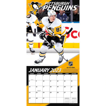 Pittsburgh Penguins kalendar Sidney Crosby #87 2023 Wall Calendar