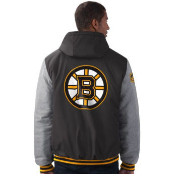 Boston Bruins muška jakna Cold Front Polyfilled Padded Jacket w. Hood