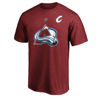 Colorado Avalanche muška majica Gabriel Landeskog #92 Stack Name & Number T-Shirt