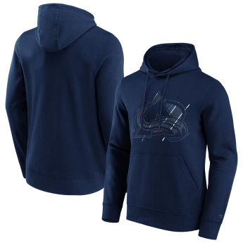 Colorado Avalanche muška majica s kapuljačom Etch Hoodie navy
