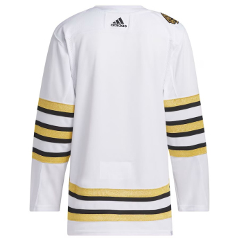 Boston Bruins hokejaški dres adidas White 100th Anniversary Primegreen Authentic Jersey
