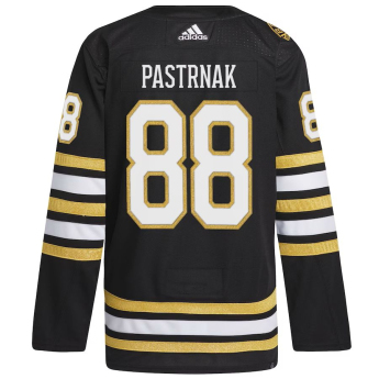 Boston Bruins hokejaški dres David Pastrnak #88 adidas Black 100th Anniversary Primegreen Authentic