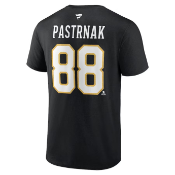 Boston Bruins muška majica 100th Anniversary Stack Logo Name & Number