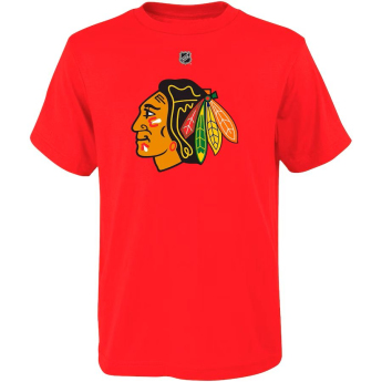 Chicago Blackhawks dječja majica Connor Bedard #98 Player Name & Number Red