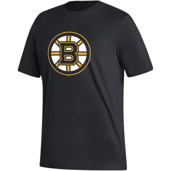 Boston Bruins muška majica #88 David Pastrňák adidas Fresh Name & Number black