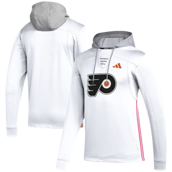 Philadelphia Flyers muška majica s kapuljačom Adidas Refresh Skate Lace white
