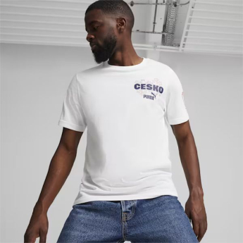 Nogometne reprezentacije muška majica Czech republic Ftblicons Tee white