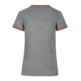 Anaheim Ducks ženska majica Letter Ringer grey