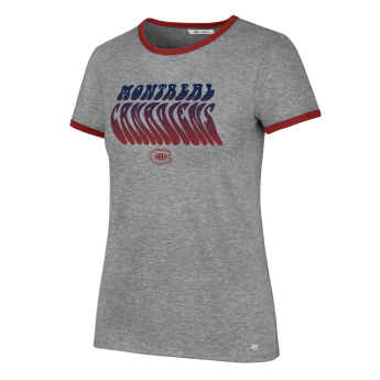 Montreal Canadiens ženska majica Letter Ringer grey