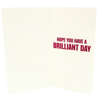 Aston Villa rođendanska čestitka s naljepnicama Personalised Birthday Card