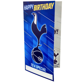 Tottenham Hotspur rođendanska čestitka s naljepnicama Personalised Birthday Card