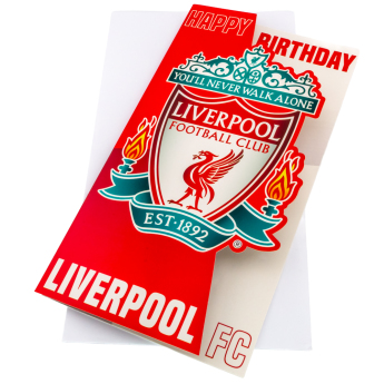 FC Liverpool rođendanska čestitka Crest Birthday Card