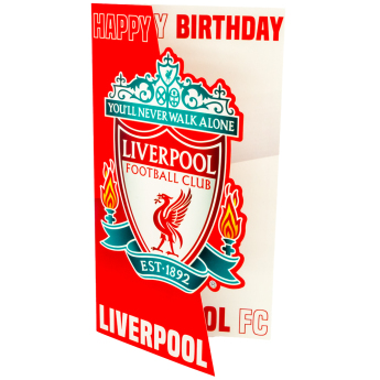 FC Liverpool rođendanska čestitka Crest Birthday Card