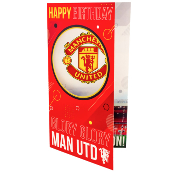 Manchester United rođendanska čestitka Glory Glory Birthday Card