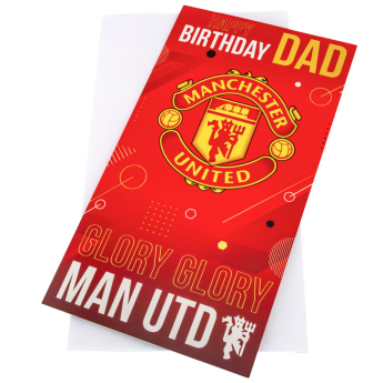Manchester United rođendanska čestitka Dad Birthday Card