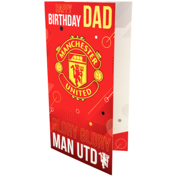 Manchester United rođendanska čestitka Dad Birthday Card