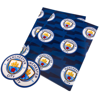 Manchester City papir za pakiranje Text Gift Wrap