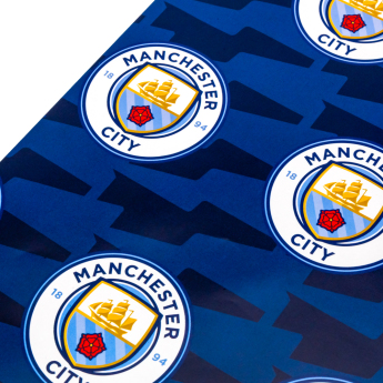 Manchester City papir za pakiranje Text Gift Wrap