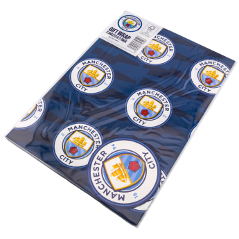 Manchester City papir za pakiranje Text Gift Wrap