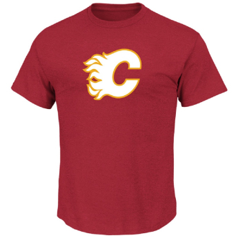 Calgary Flames muška majica Tek Patch red