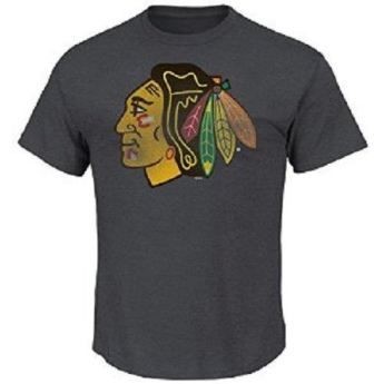 Chicago Blackhawks muška majica Raise the Level grey