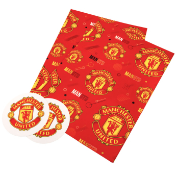 Manchester United papir za pakiranje Text Gift Wrap